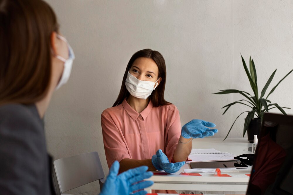 New normal at the office for corporate workers